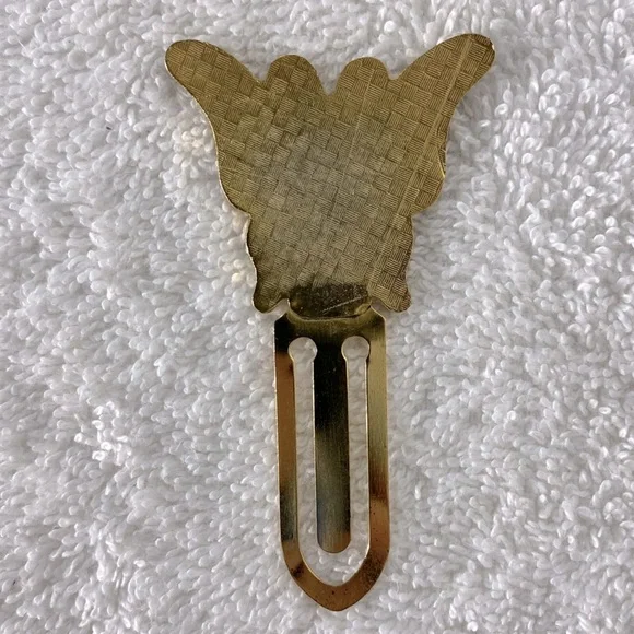 5/$35 Vintage Colourful Metal Butterfly Bookmark - Picture 2 of 7